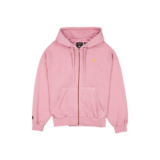 McLaren Formula 1 Team Washed Pink Oversized Full-Zip Hoodie - New Era Cap