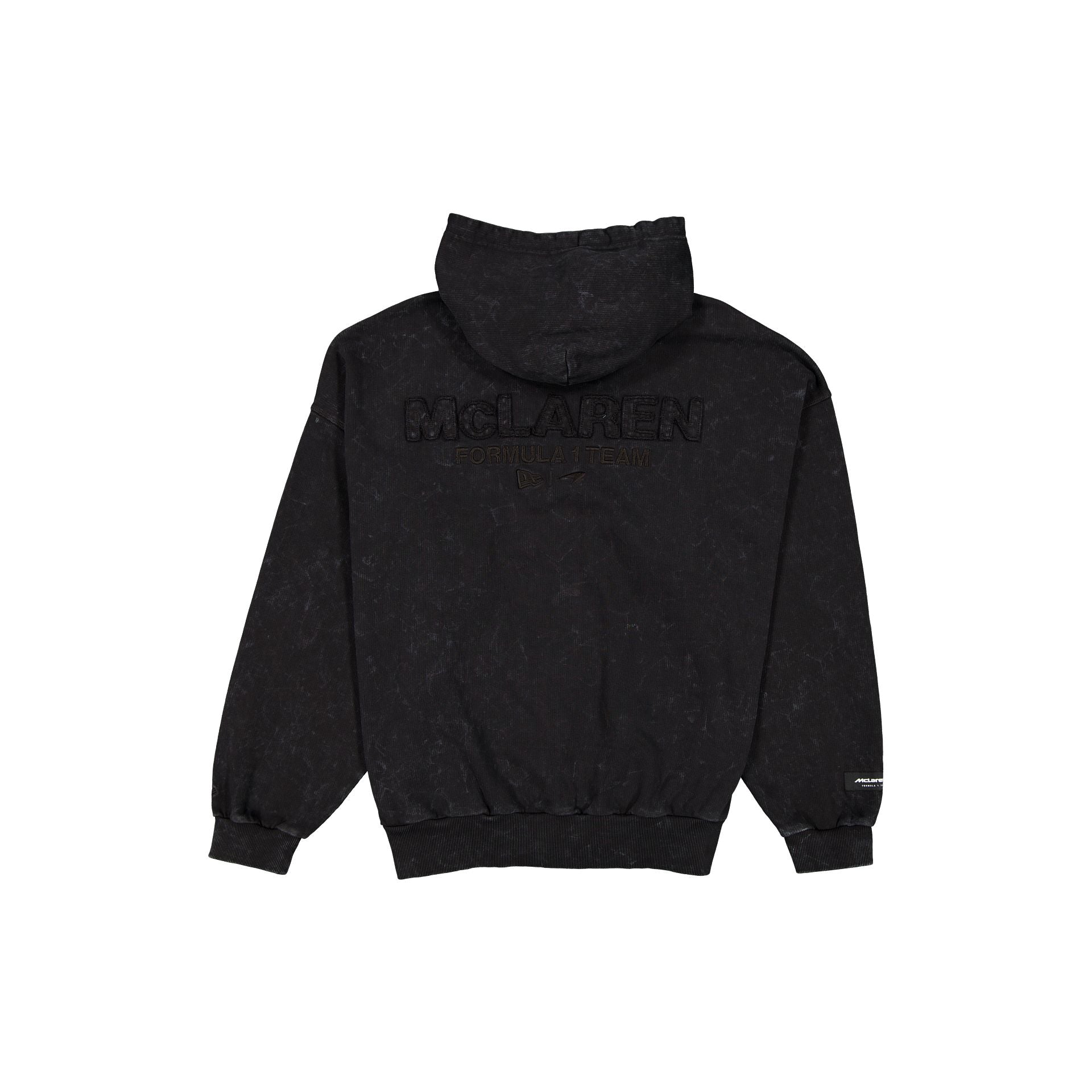 McLaren Formula 1 Team Washed Black Oversized Full-Zip Hoodie