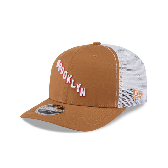 Brooklyn Americans Bronze 9SEVENTY Trucker Hat - New Era Cap
