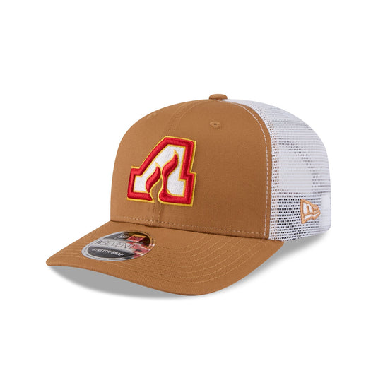 Atlanta Flames Bronze 9SEVENTY Trucker Hat - New Era Cap