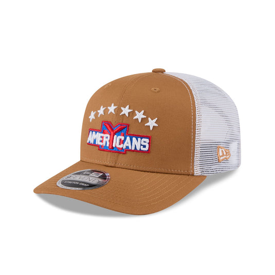 New York Americans Bronze 9SEVENTY Trucker Hat - New Era Cap
