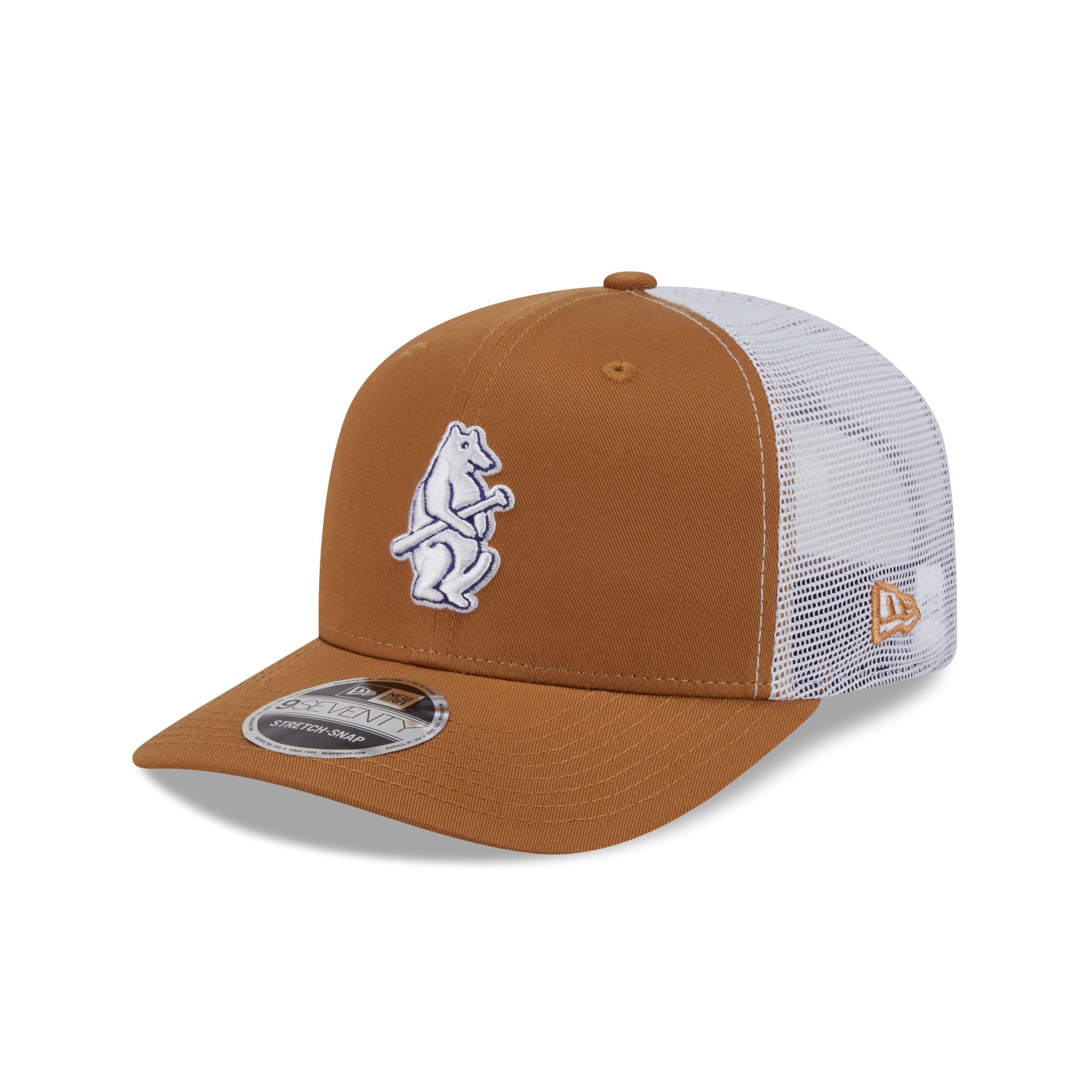 Chicago Cubs Bronze Alt 9SEVENTY Trucker Hat