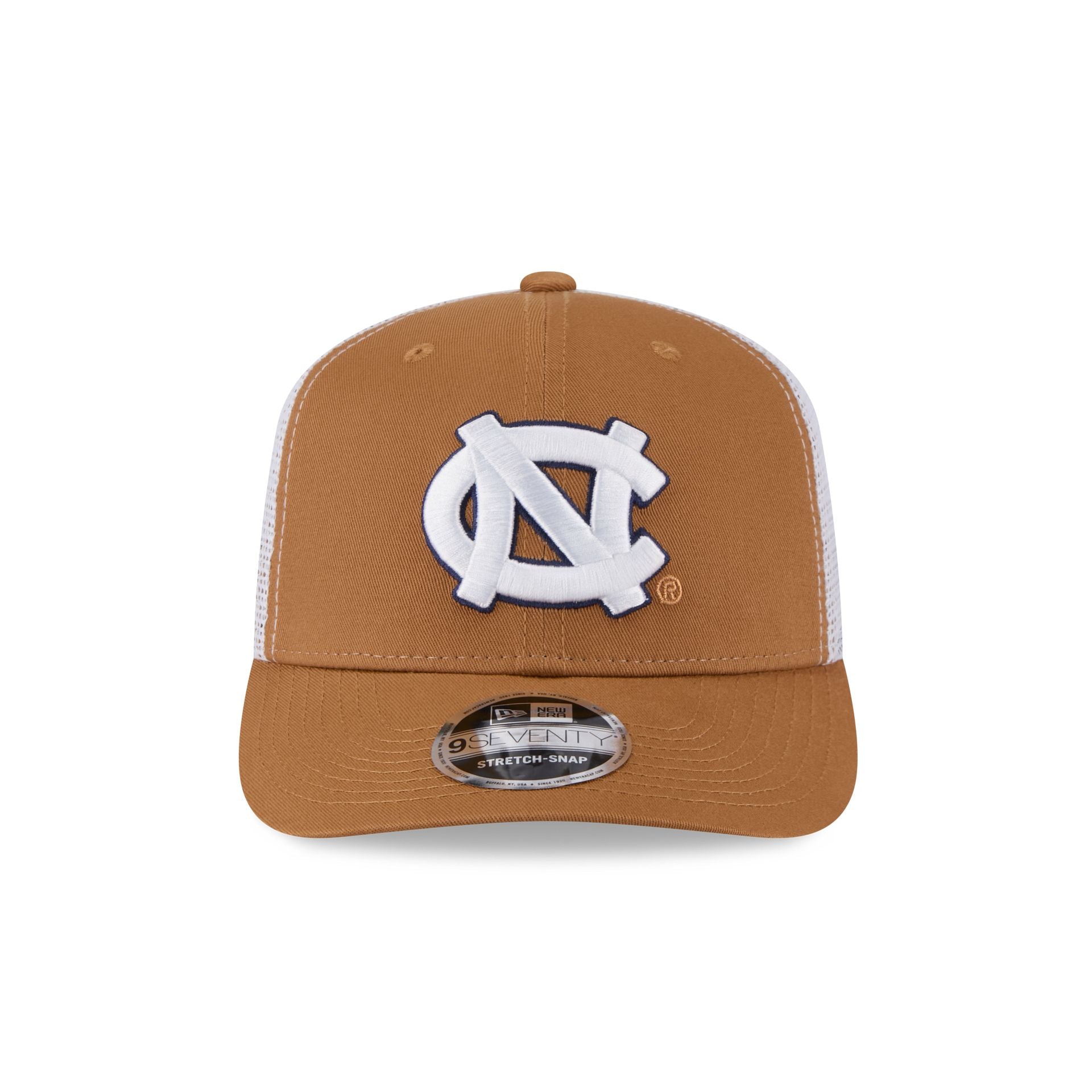 North Carolina Tar Heels Light Bronze 9SEVENTY Trucker Hat
