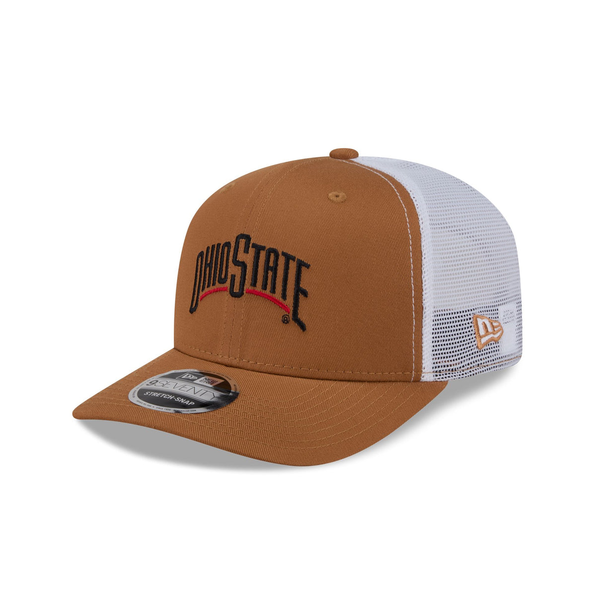 Ohio State Buckeyes Light Bronze 9SEVENTY Trucker Hat
