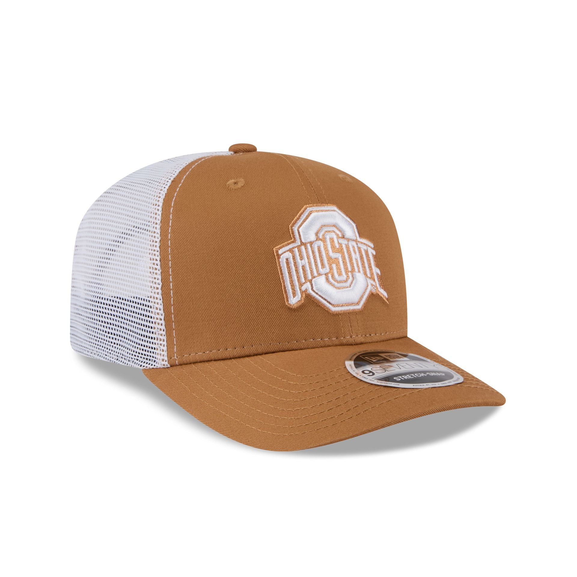 Ohio State Buckeyes Light Bronze 9SEVENTY Trucker Hat