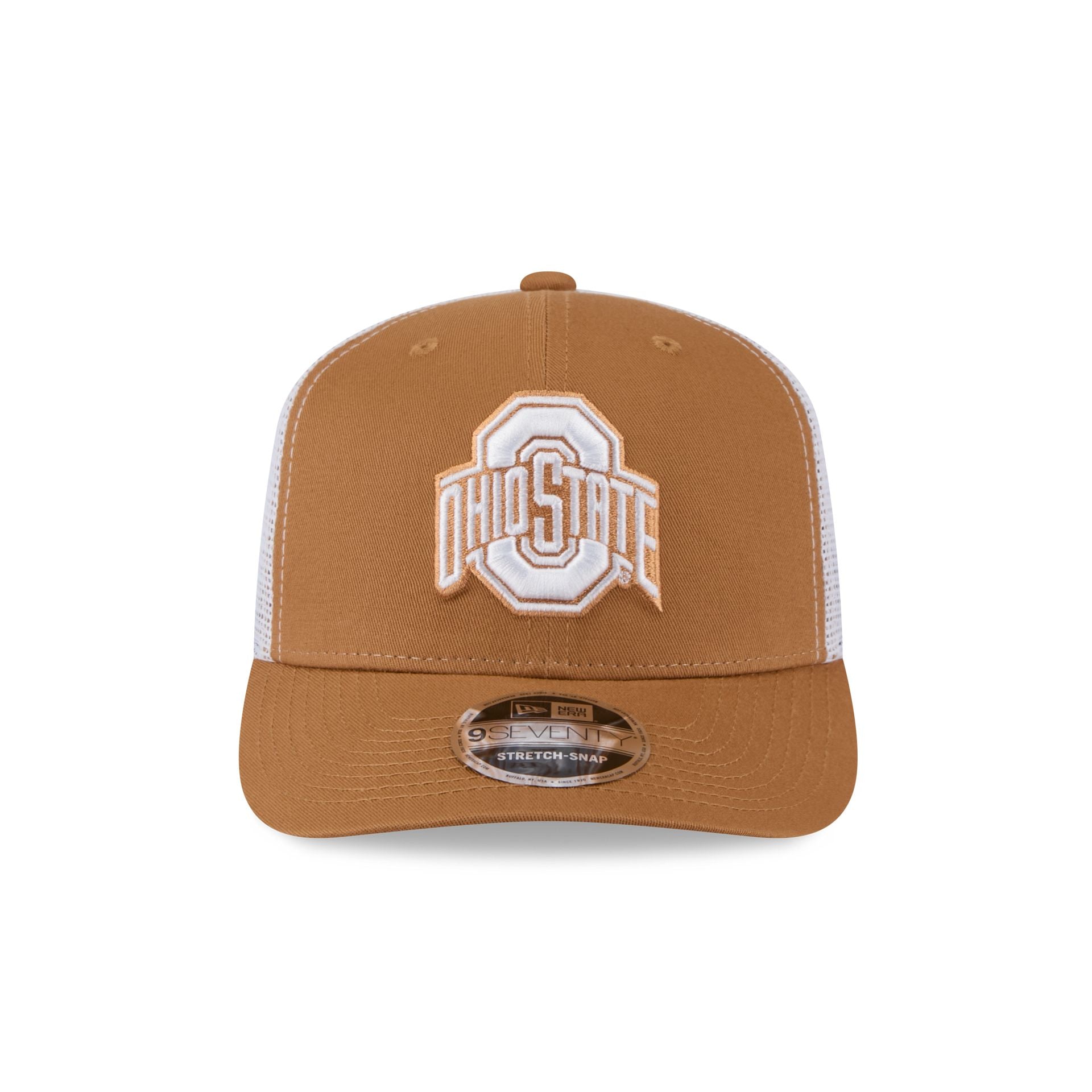 Ohio State Buckeyes Light Bronze 9SEVENTY Trucker Hat
