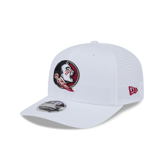 Florida State Seminoles Optic White Performance 9SEVENTY Stretch-Snap Hat - New Era Cap