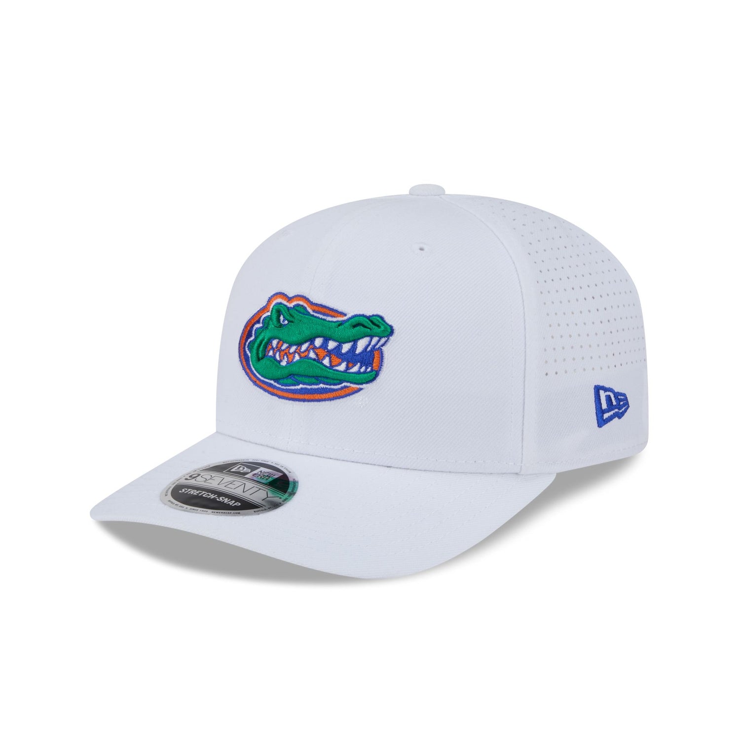 Florida Gators Optic White Performance 9SEVENTY Stretch-Snap Hat