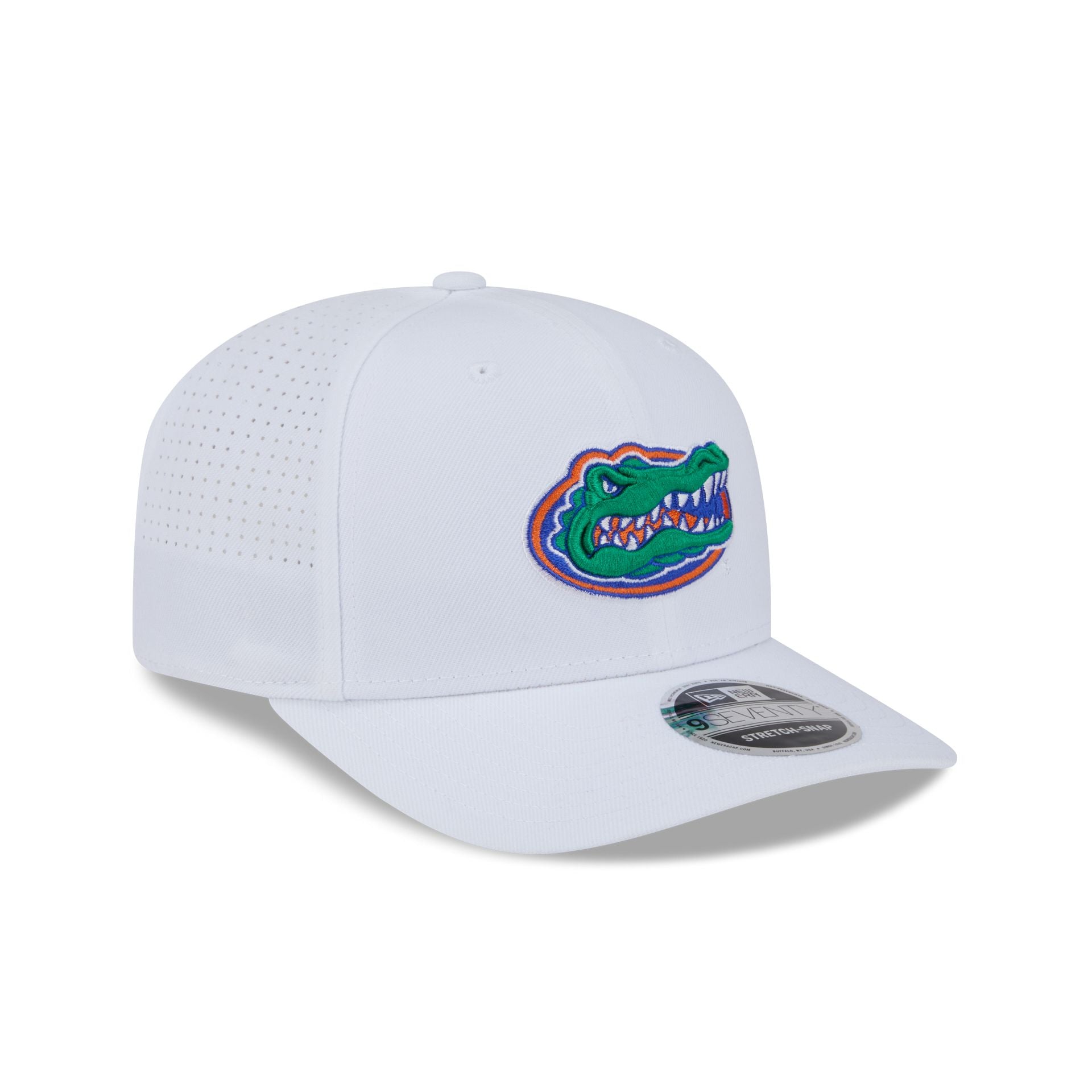 Florida Gators Optic White Performance 9SEVENTY Stretch-Snap Hat