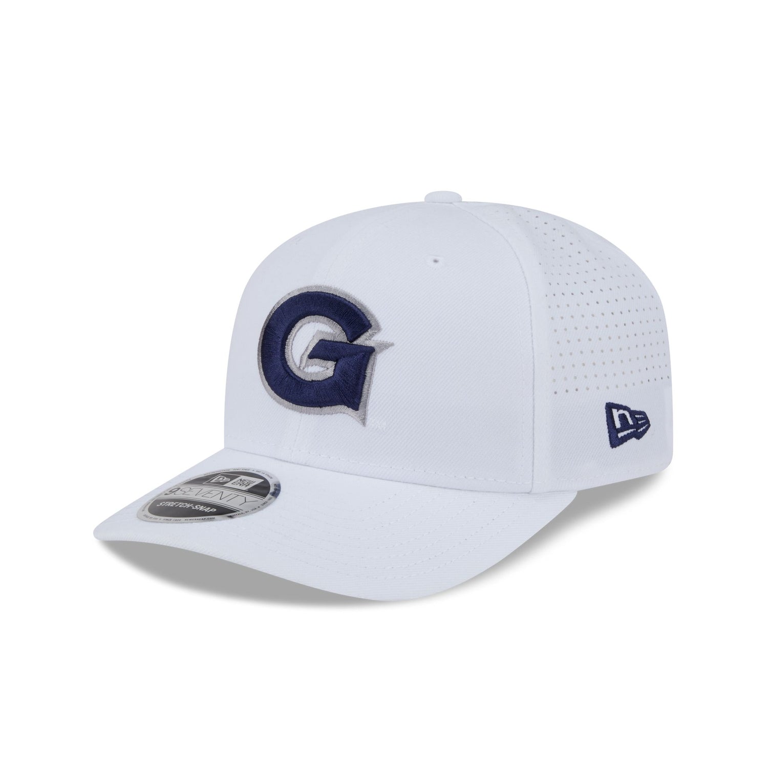 Georgetown Hoyas Optic White Performance 9SEVENTY Stretch-Snap Hat