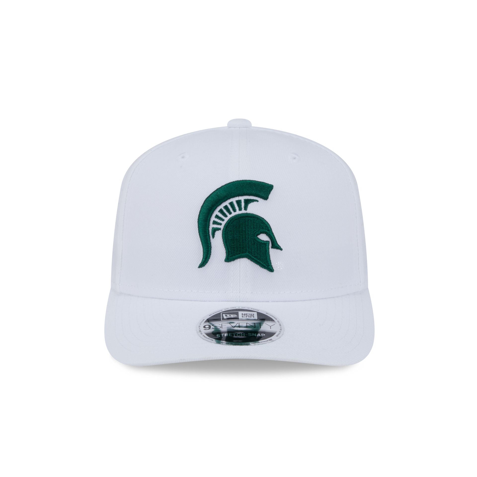 Michigan State Spartans Optic White Performance 9SEVENTY Stretch-Snap Hat