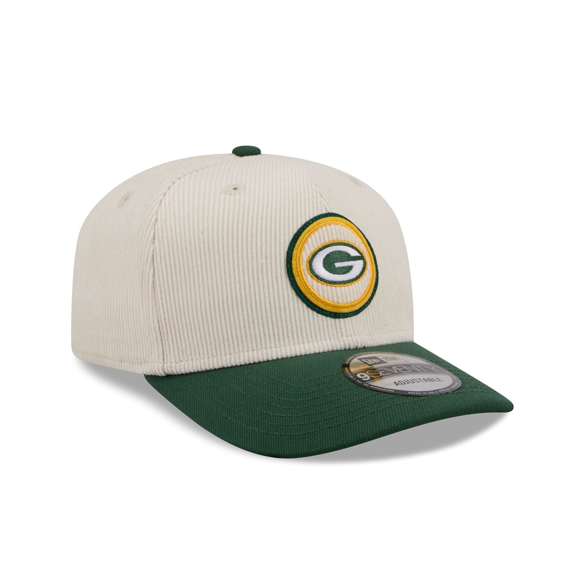 Green Bay Packers Loyal Corduroy 9SEVENTY Stretch-Snap Hat