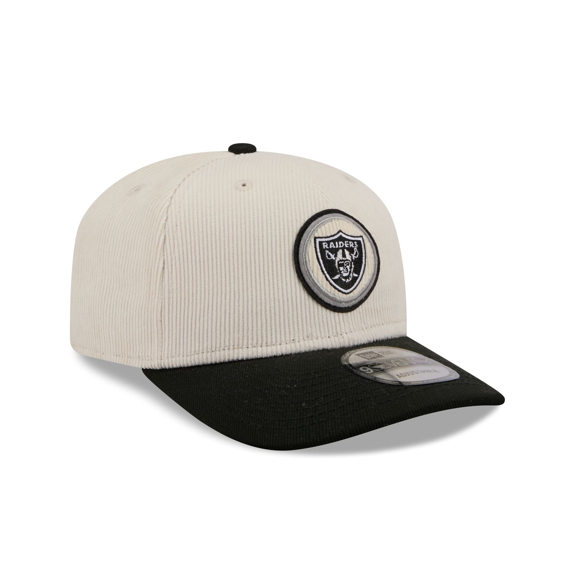 Las Vegas Raiders Loyal Corduroy 9SEVENTY Stretch-Snap Hat – New