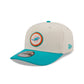 Miami Dolphins Loyal Corduroy 9SEVENTY Stretch-Snap Hat