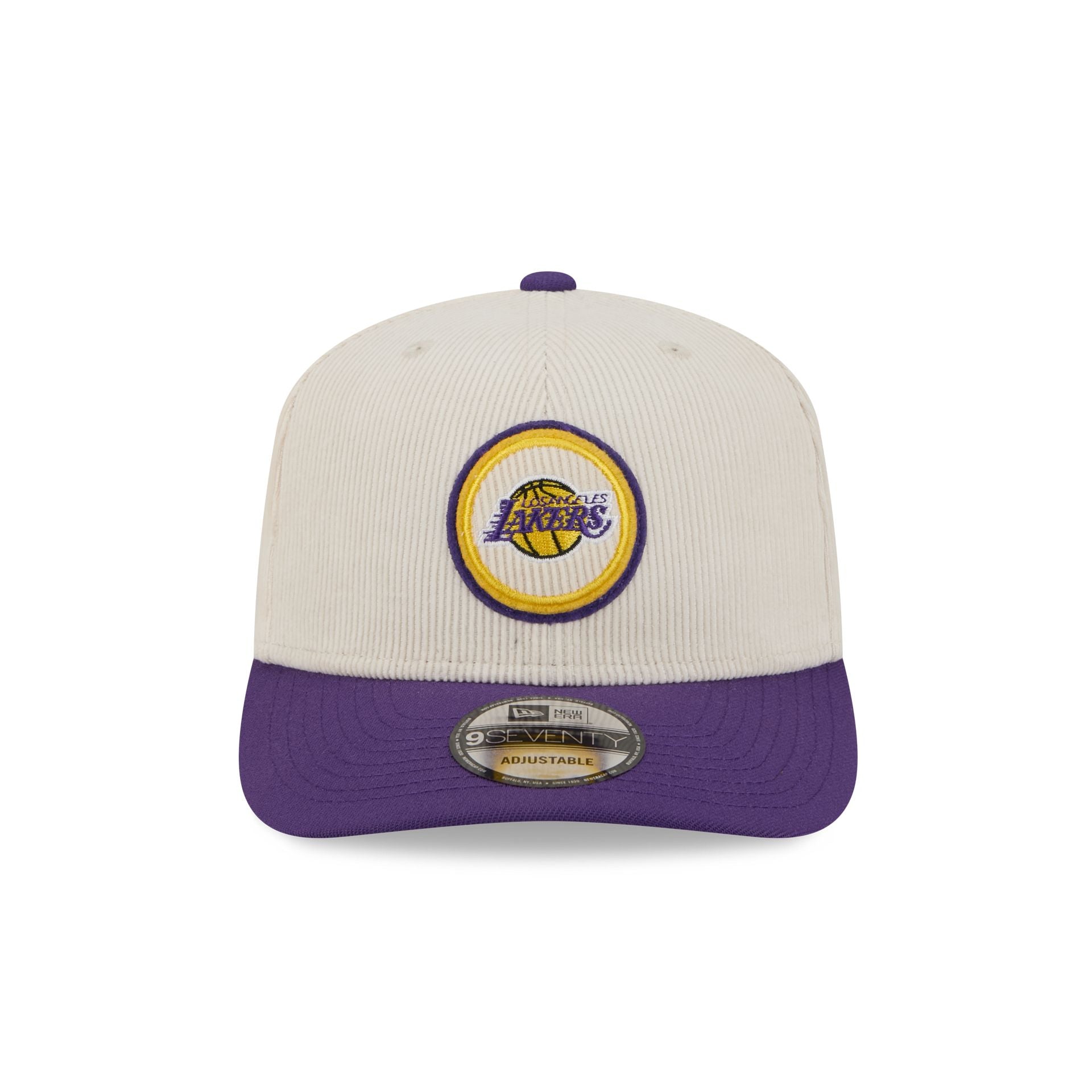 Los Angeles Lakers Loyal Corduroy 9SEVENTY Stretch-Snap Hat