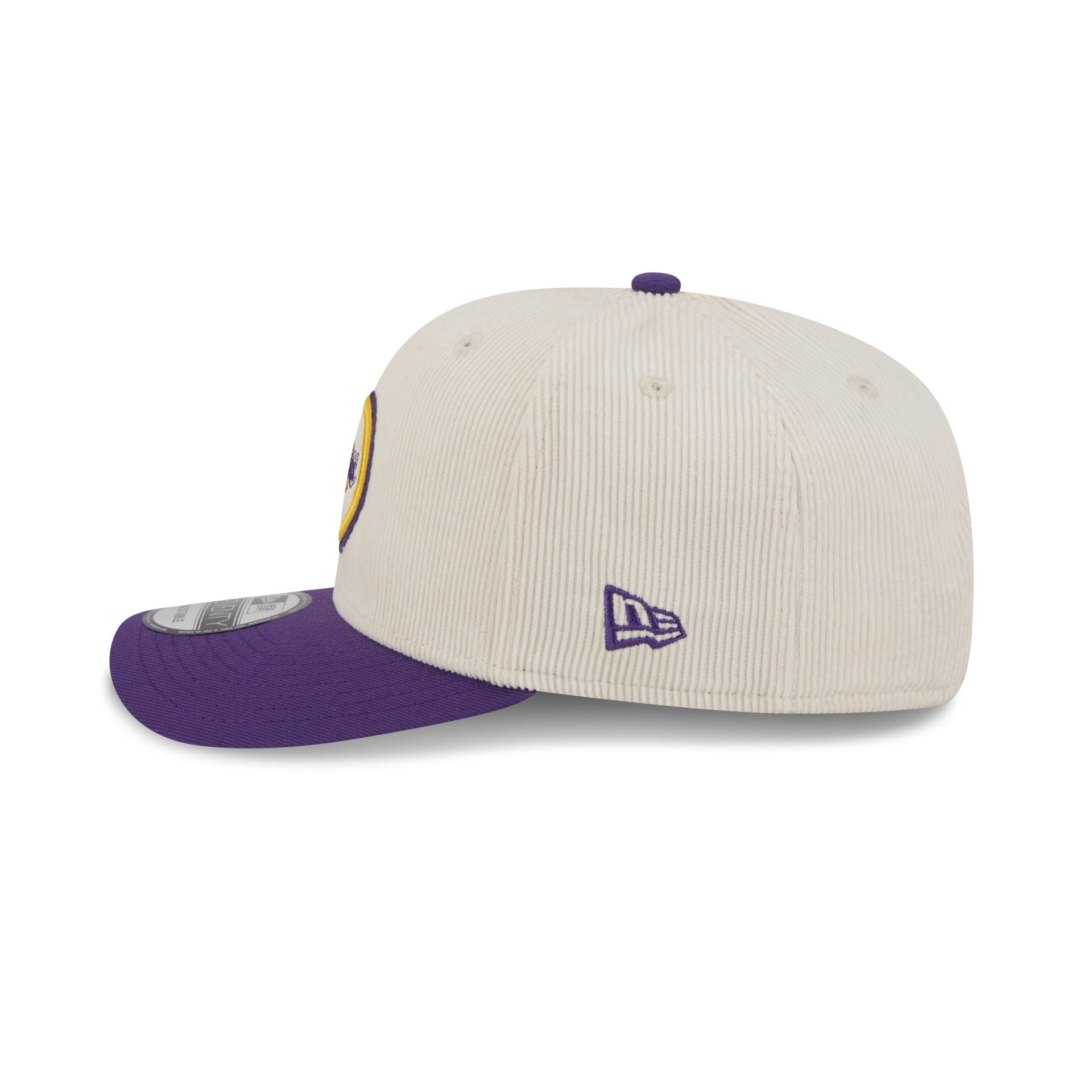 Los Angeles Lakers Loyal Corduroy 9SEVENTY Stretch-Snap Hat