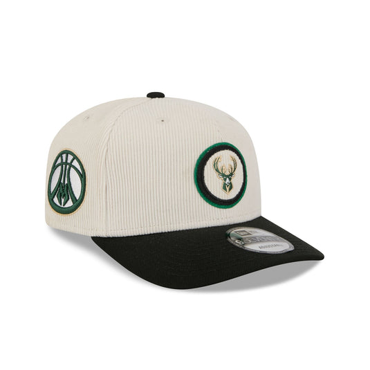 Milwaukee Bucks Loyal Corduroy 9SEVENTY Stretch-Snap Hat - New Era Cap