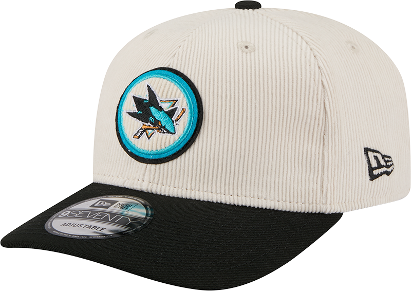 San Jose Sharks Loyal Corduroy 9SEVENTY Stretch-Snap Hat