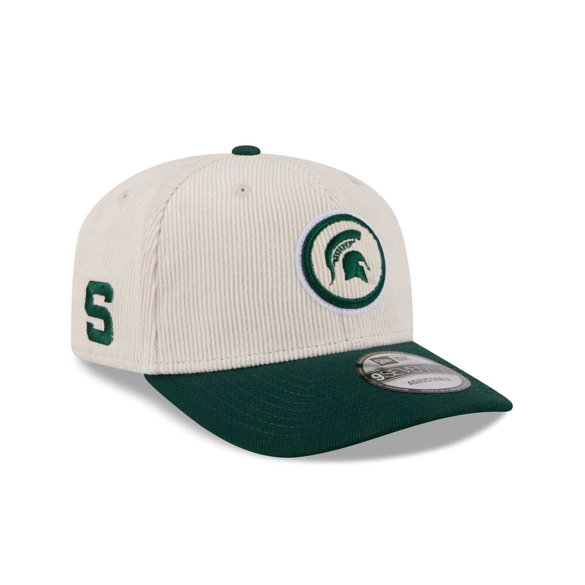 Michigan State Spartans Loyal Corduroy 9SEVENTY Stretch-Snap Hat