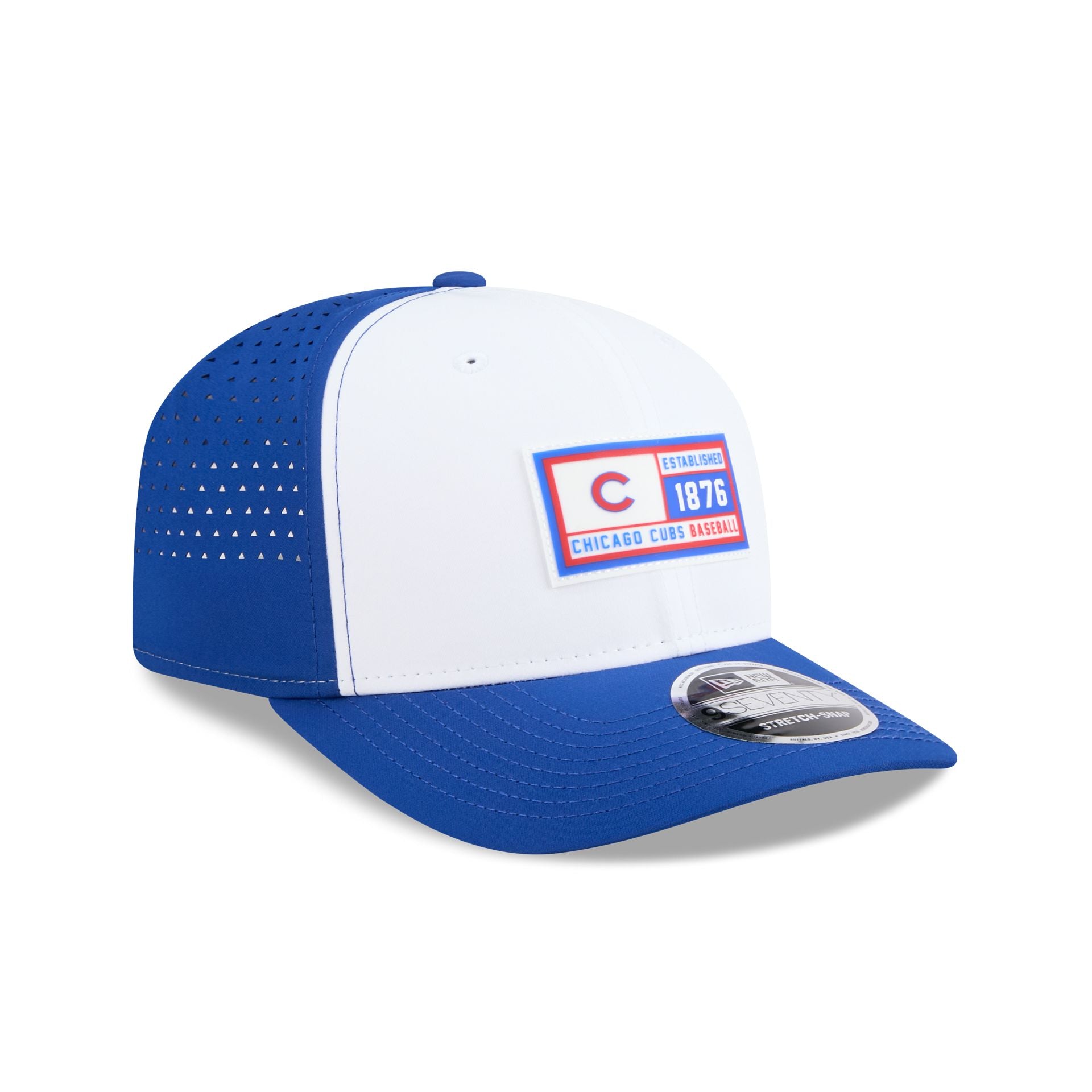 Chicago Cubs Est. Patch 9SEVENTY Stretch-Snap Hat