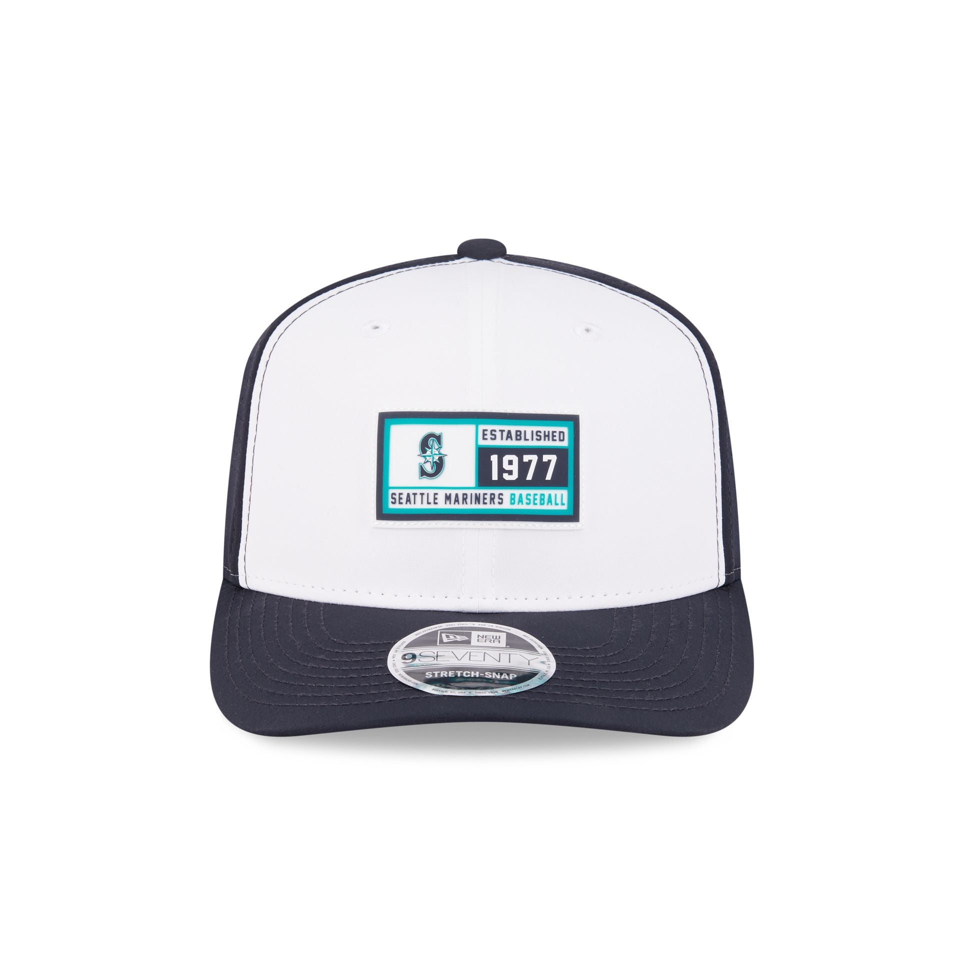 Seattle Mariners Est. Patch 9SEVENTY Stretch-Snap Hat