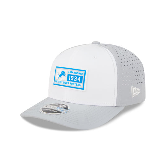 Detroit Lions Est. Patch 9SEVENTY Stretch-Snap Hat - New Era Cap