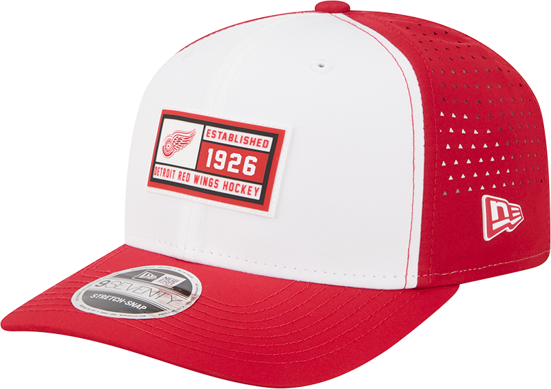 Detroit Red Wings Est. Patch 9SEVENTY Stretch-Snap Hat