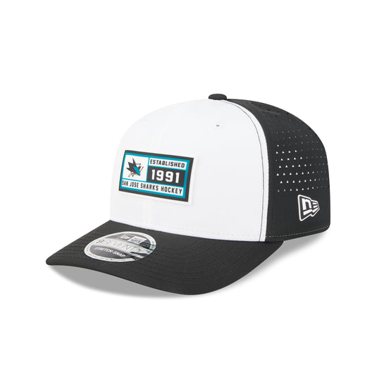 San Jose Sharks Est. Patch 9SEVENTY Stretch-Snap Hat - New Era Cap