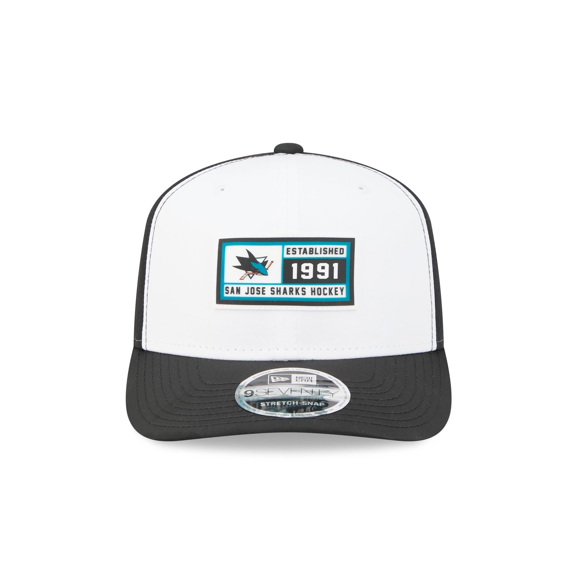 San Jose Sharks Est. Patch 9SEVENTY Stretch-Snap Hat