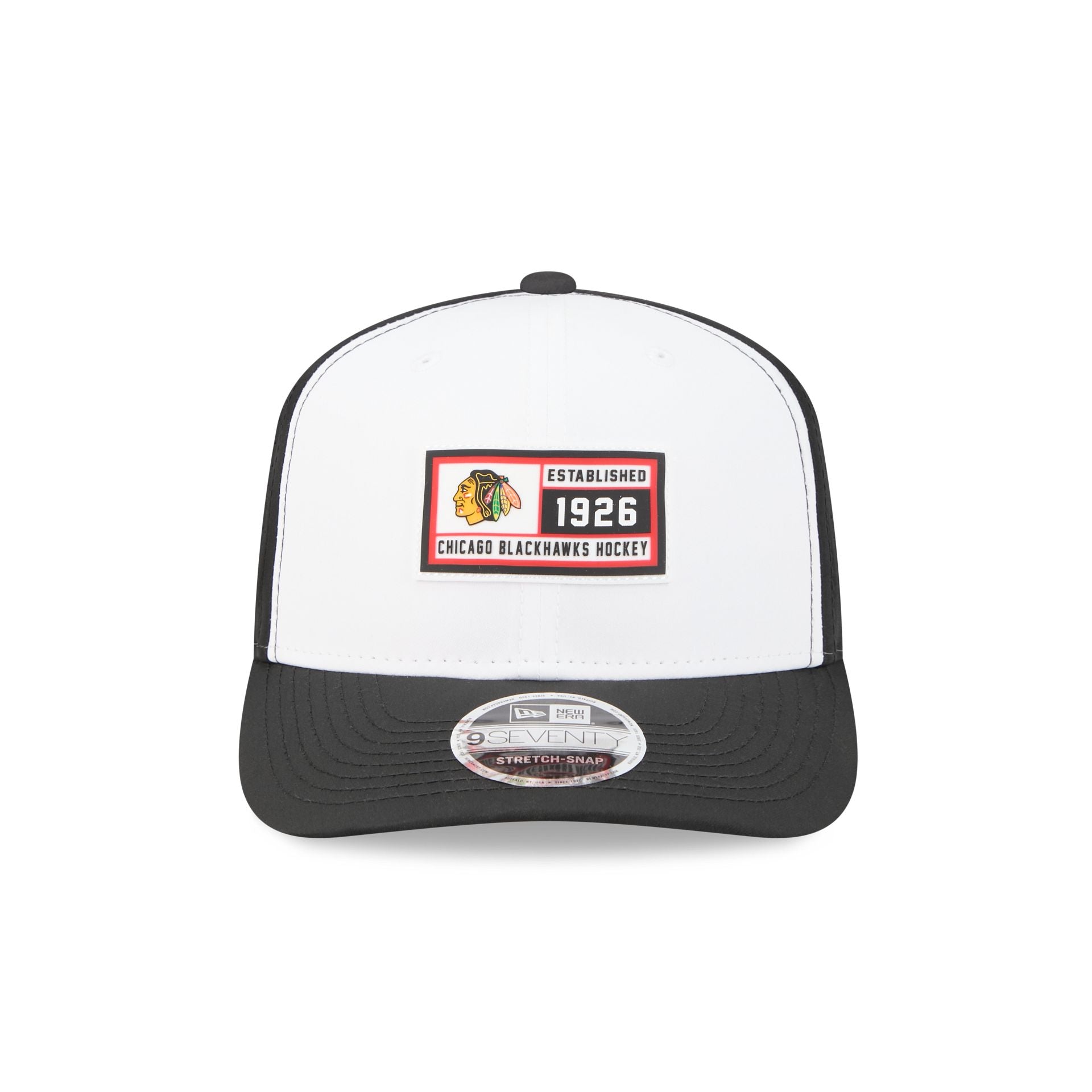Chicago Blackhawks Est. Patch 9SEVENTY Stretch-Snap Hat