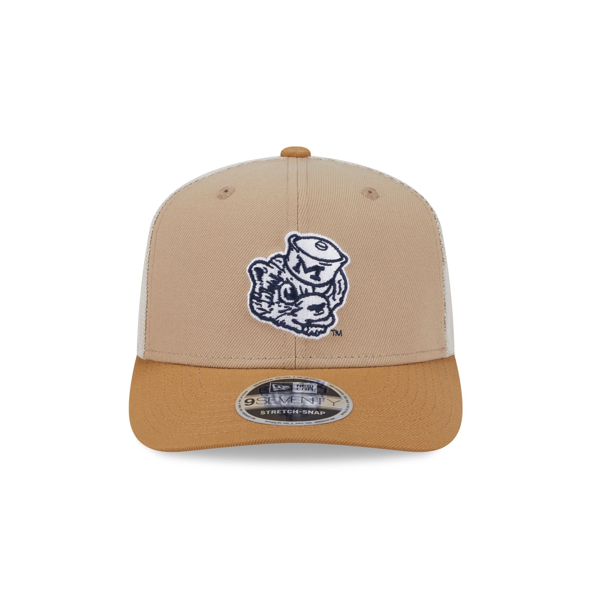 Michigan Wolverines College Vault Stone 9SEVENTY Trucker Hat