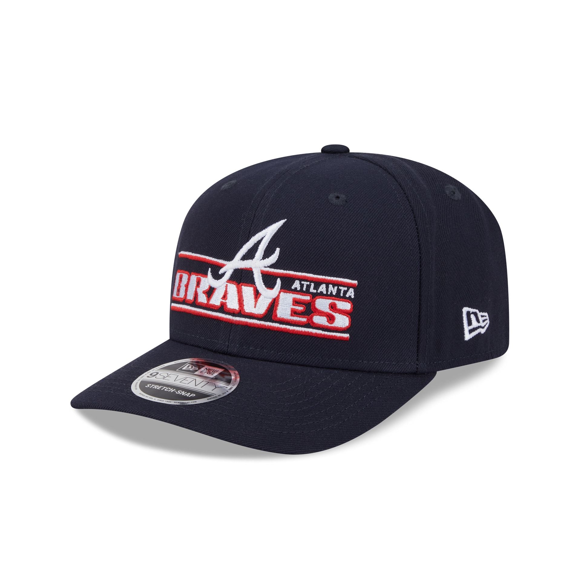 Atlanta Braves Stated 9SEVENTY Stretch-Snap Hat – New Era Cap