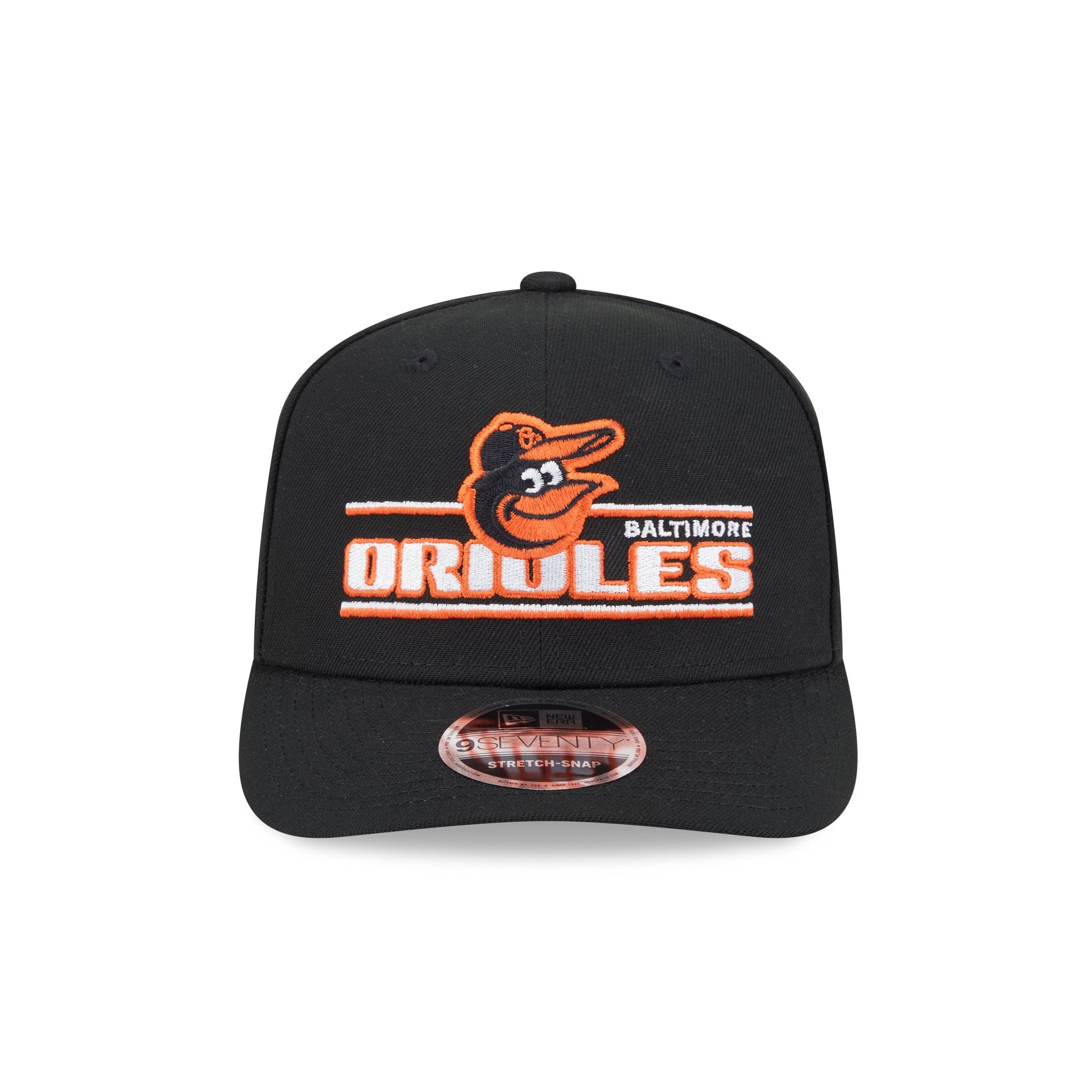 Baltimore Orioles Stated 9SEVENTY Stretch-Snap Hat
