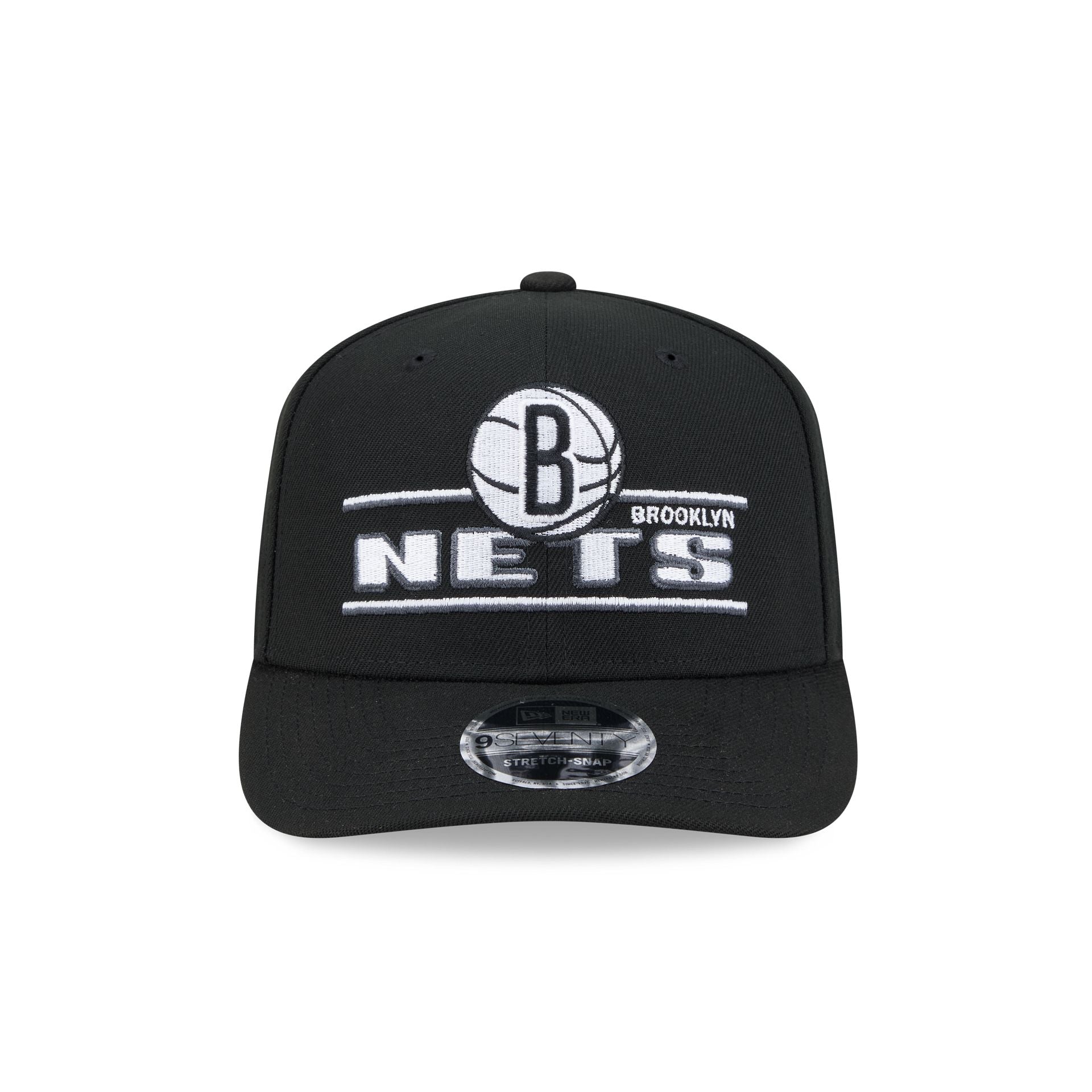 Brooklyn Nets Stated 9SEVENTY Stretch-Snap Hat
