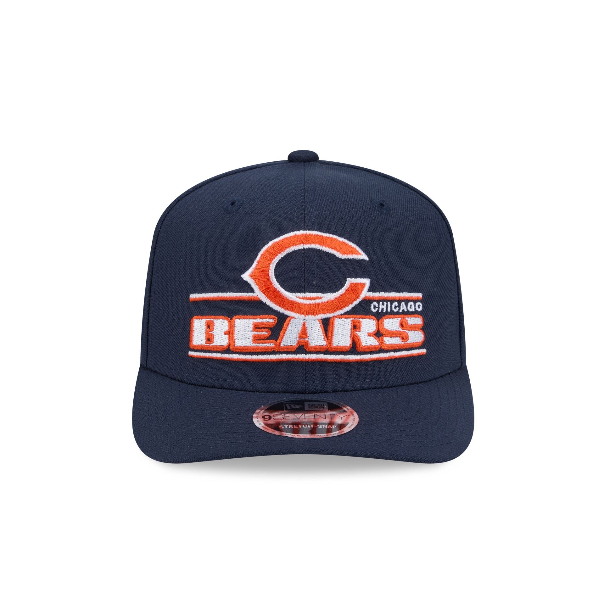 Chicago Bears Stated 9SEVENTY Stretch-Snap Hat