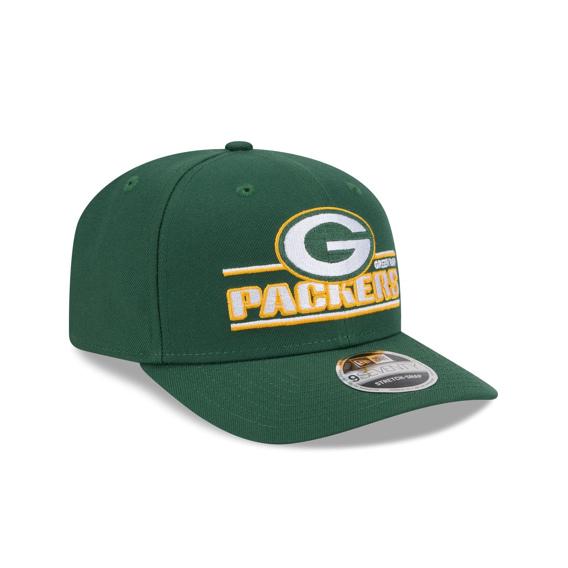 Green Bay Packers Stated 9SEVENTY Stretch-Snap Hat