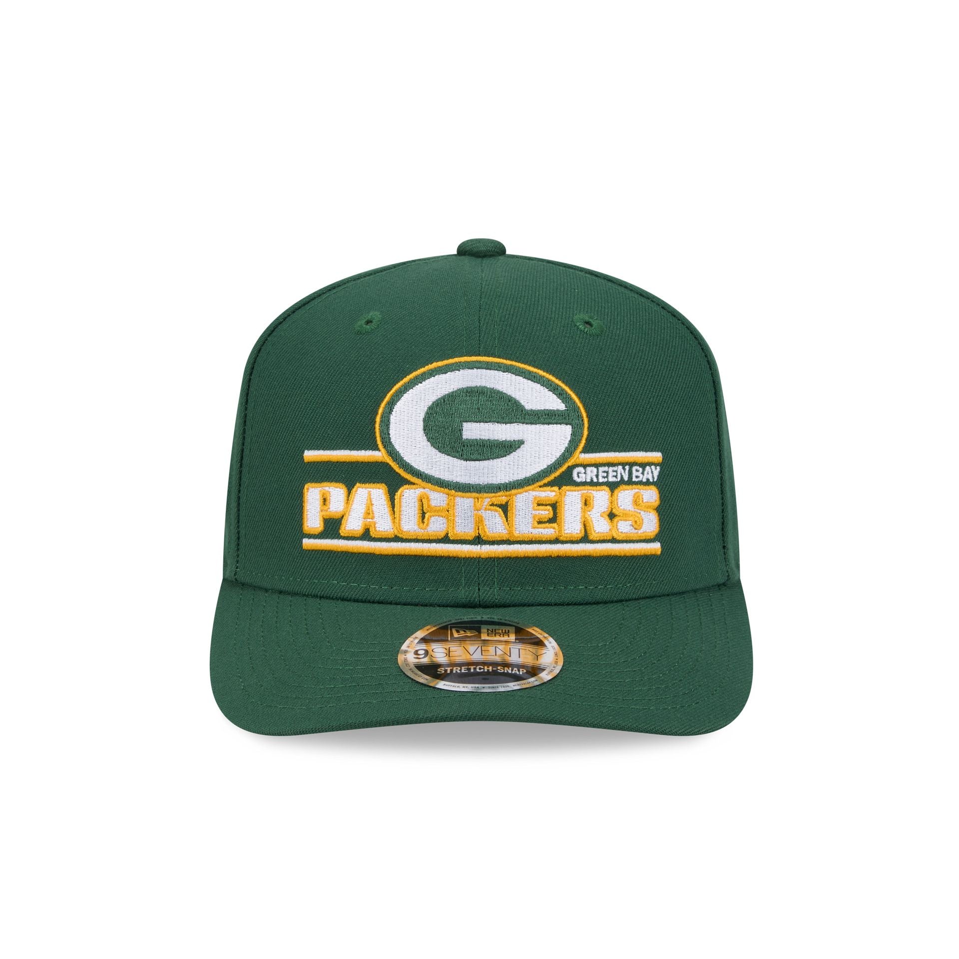 Green Bay Packers Stated 9SEVENTY Stretch-Snap Hat