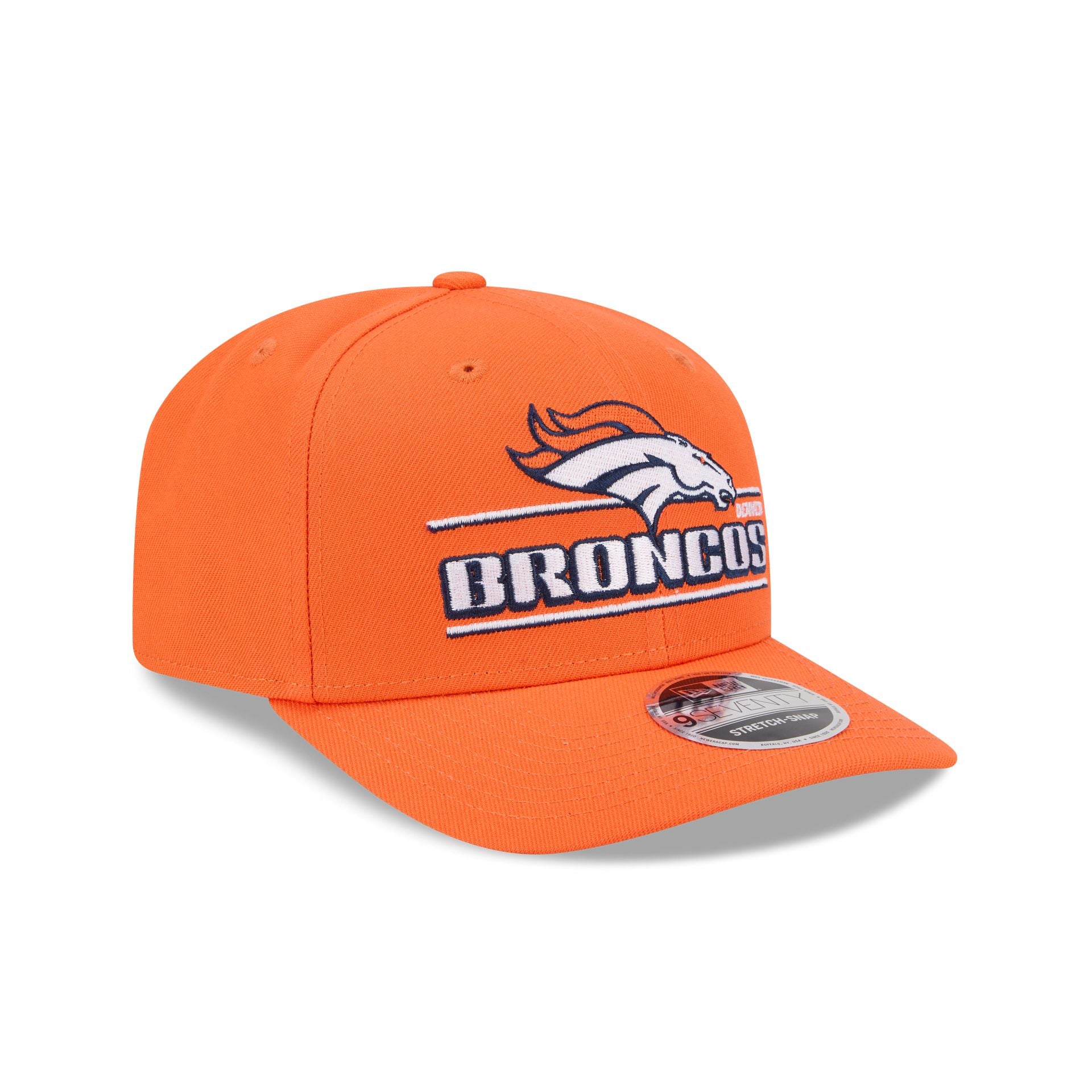 Denver Broncos Stated 9SEVENTY Stretch-Snap Hat – New Era Cap