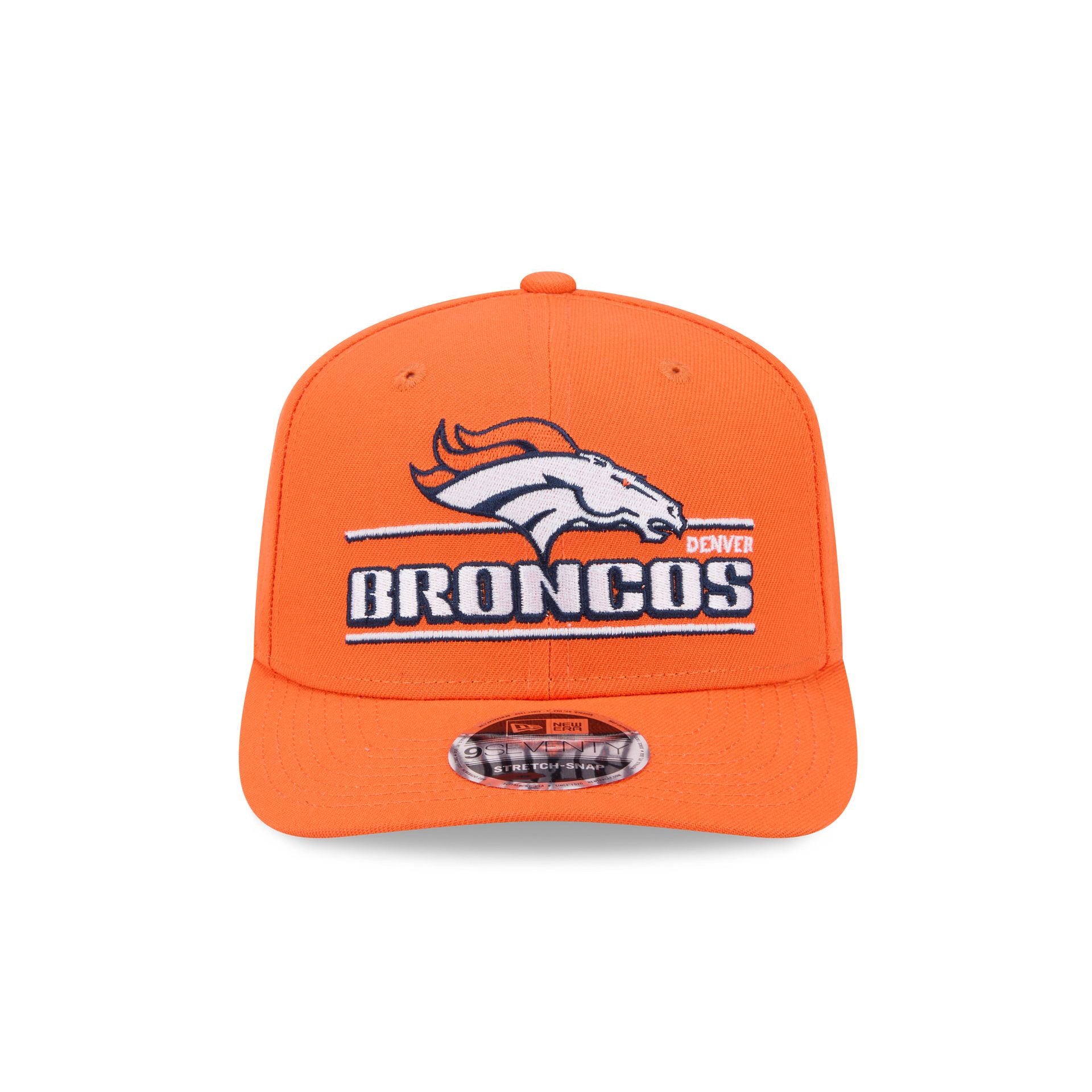 Denver Broncos Stated 9SEVENTY Stretch-Snap Hat – New Era Cap