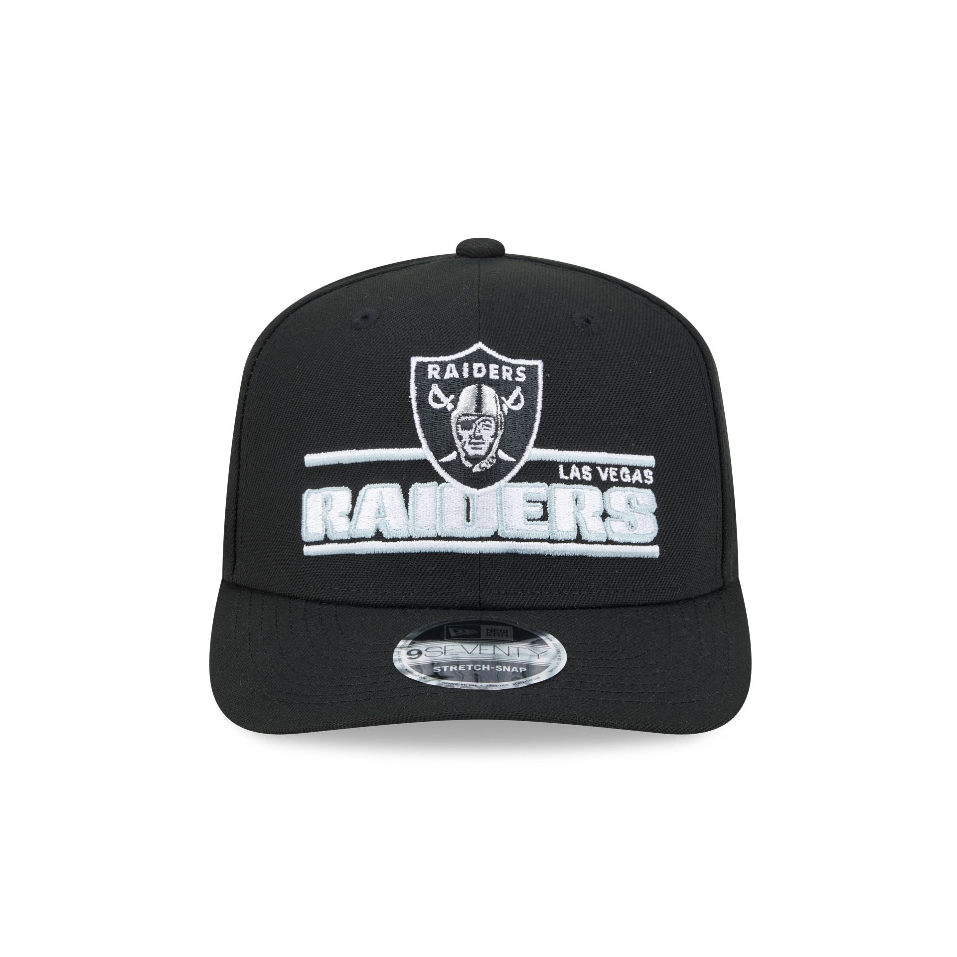 Las Vegas Raiders Stated 9SEVENTY Stretch-Snap Hat