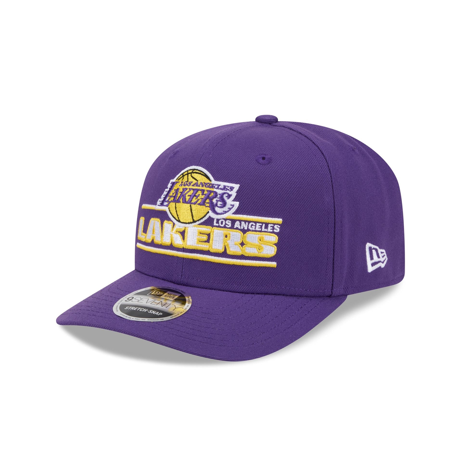 Los Angeles Lakers Stated 9SEVENTY Stretch-Snap Hat – New Era Cap
