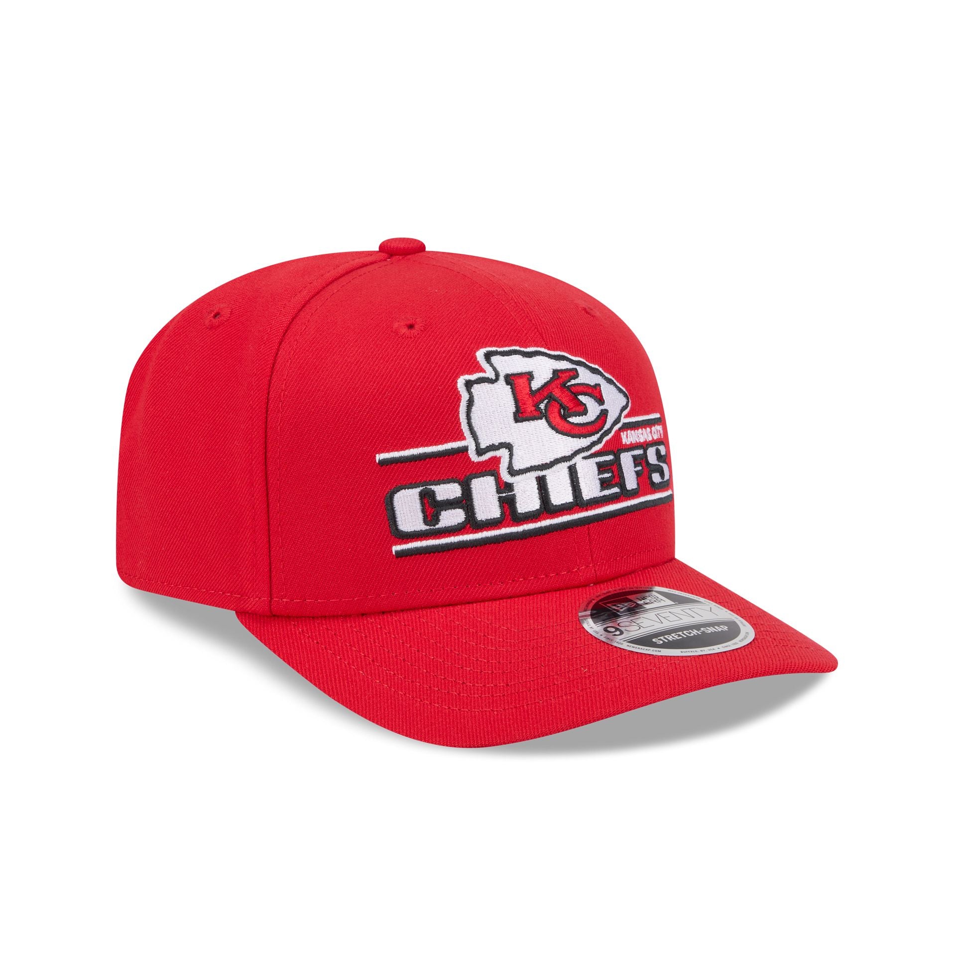Kansas City Chiefs Stated 9SEVENTY Stretch-Snap Hat