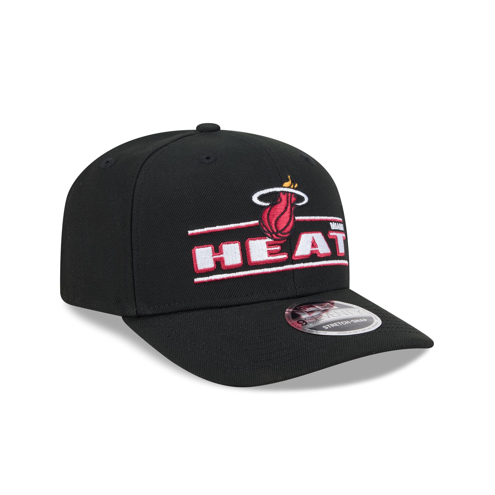 Miami Heat Stated 9SEVENTY Stretch-Snap Hat