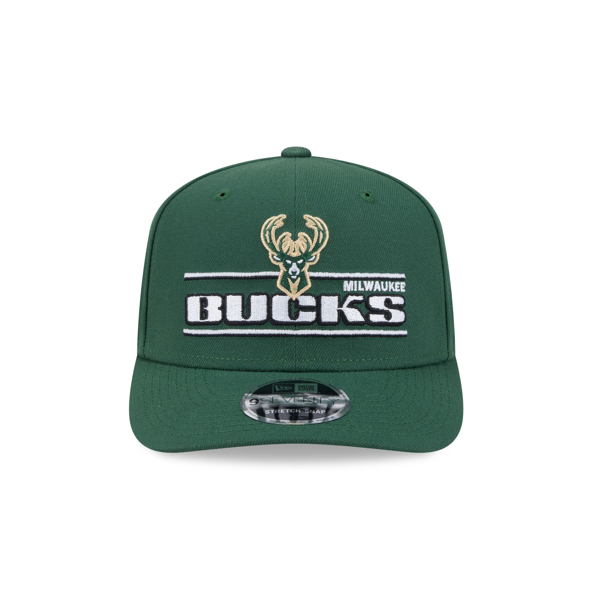 Milwaukee Bucks Stated 9SEVENTY Stretch-Snap Hat
