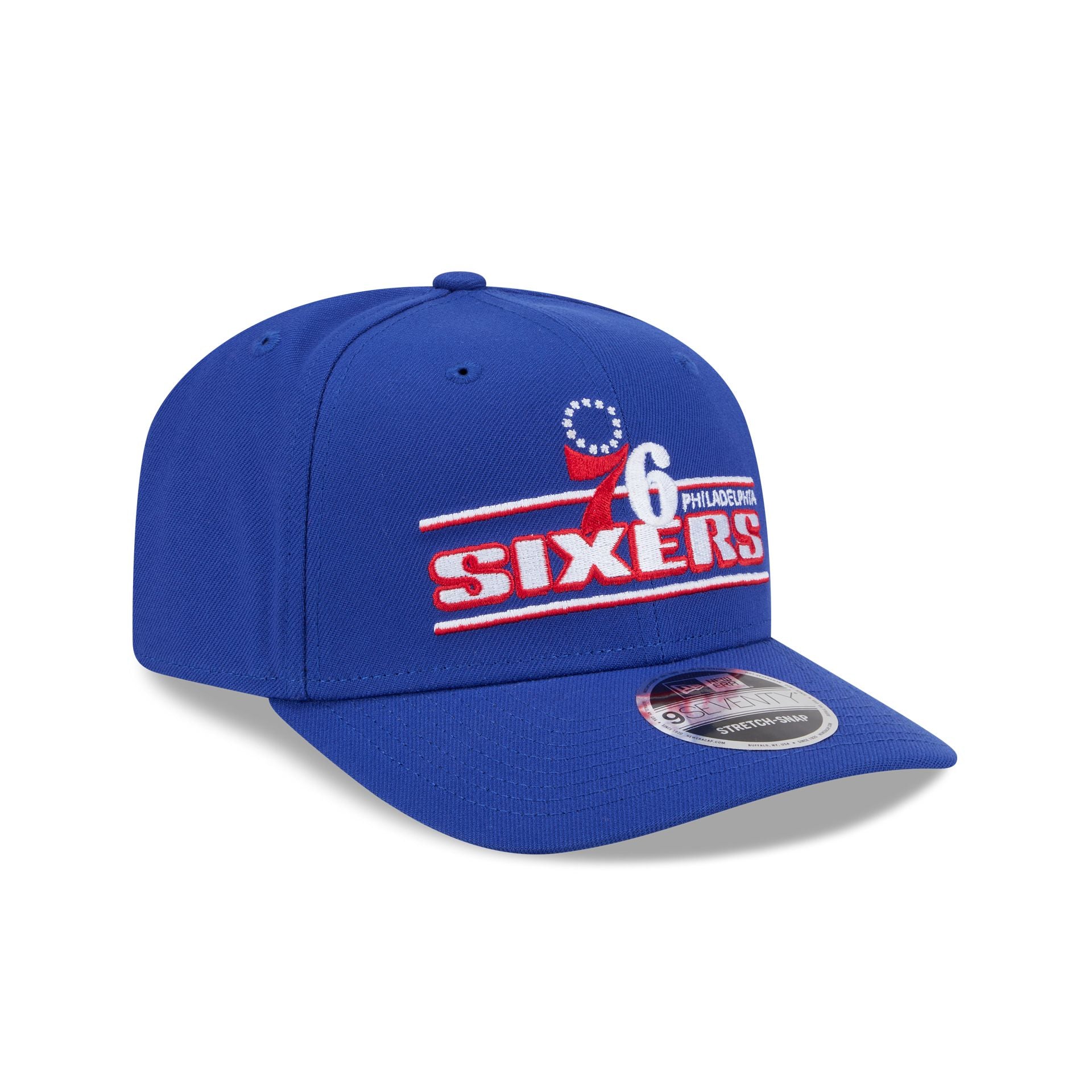Philadelphia 76ers Stated 9SEVENTY Stretch-Snap Hat