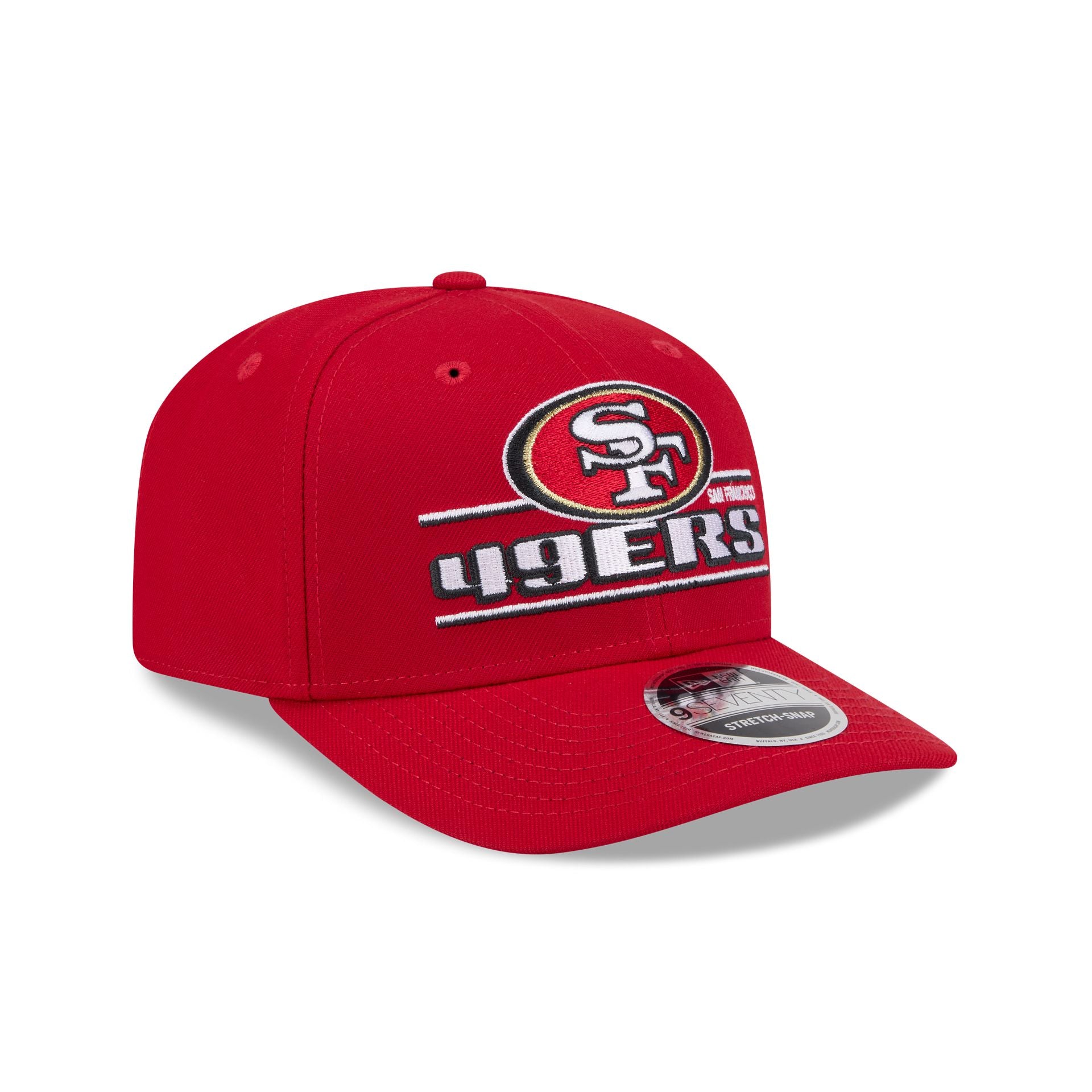 San Francisco 49ers Stated 9SEVENTY Stretch-Snap Hat