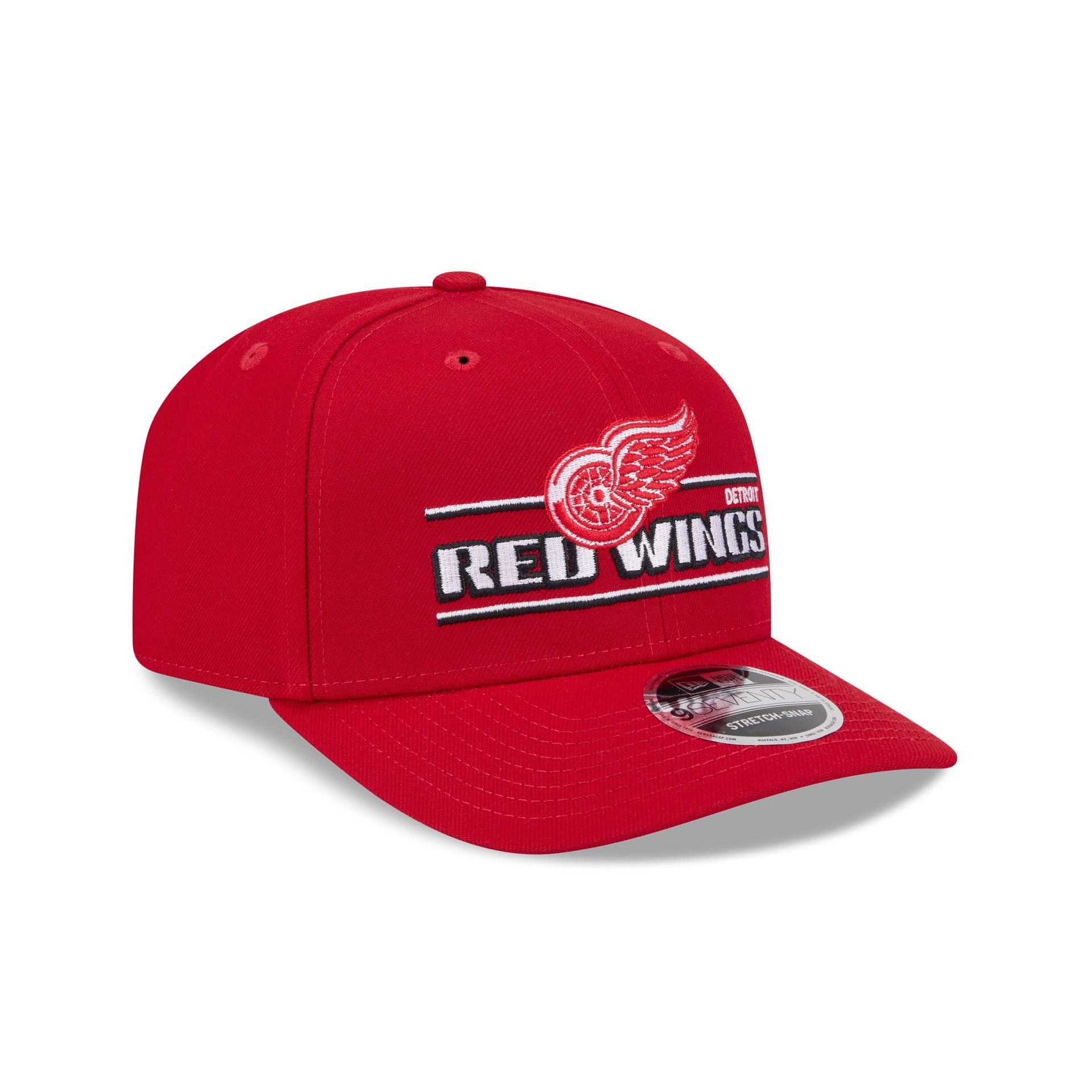 Detroit Red Wings Stated 9SEVENTY Stretch-Snap Hat