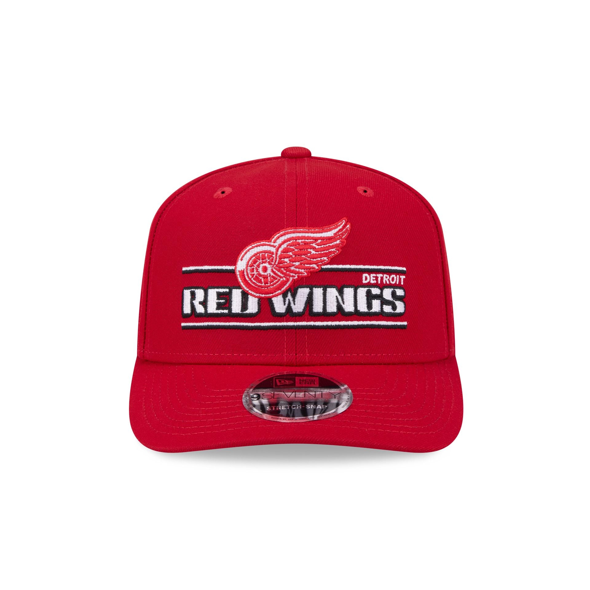 Detroit Red Wings Stated 9SEVENTY Stretch-Snap Hat