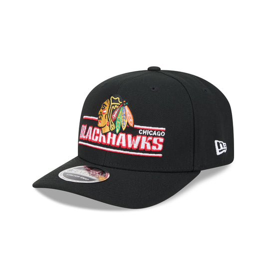 Chicago Blackhawks Stated 9SEVENTY Stretch-Snap Hat - New Era Cap