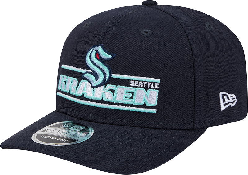 Seattle Kraken Stated 9SEVENTY Stretch-Snap Hat